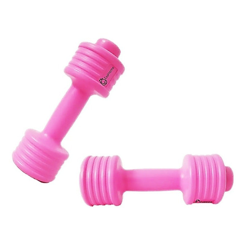 2 Mancuernas + 2 Tobilleras 2kg Reforzada Fitness Gimnasia
