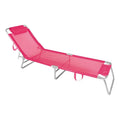 Reposera Cama Exahome 4 Posiciones Recl Color Rosa Chicle