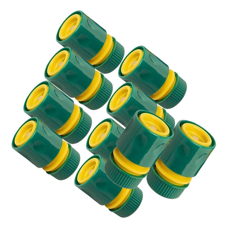 10 Conector Acople Rapido Manguera Rieg Tienda Oficial Verde