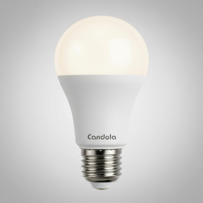 Lampara Led Foco Clasica A60 7w Calida Pack 5u Blanco Cálido