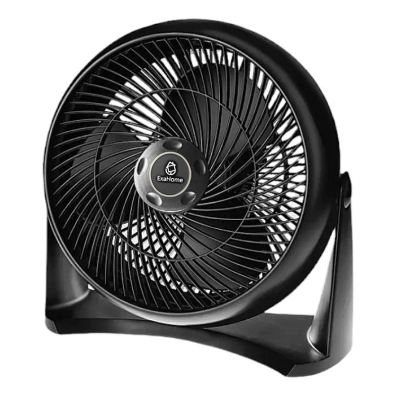 Combo 2 Ventiladores 12  Turbo Exahome Piso Pared Ventilador 30 Cm Negro 5