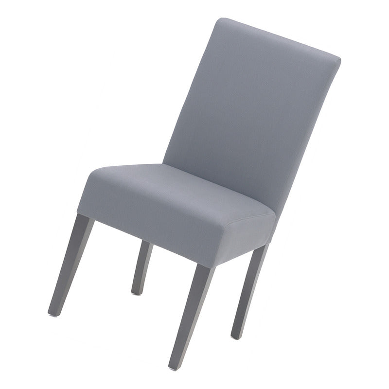 Fundas Para Sillas Exahome Paris Elastizada Poliester Decor Gris Topo Liso