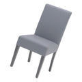 Fundas Para Sillas Exahome Paris Elastizada Poliester Decor Gris Topo Liso