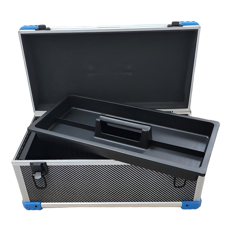 Maletín Aluminio Gabinete + Bandeja Porta Herramienta Pesca