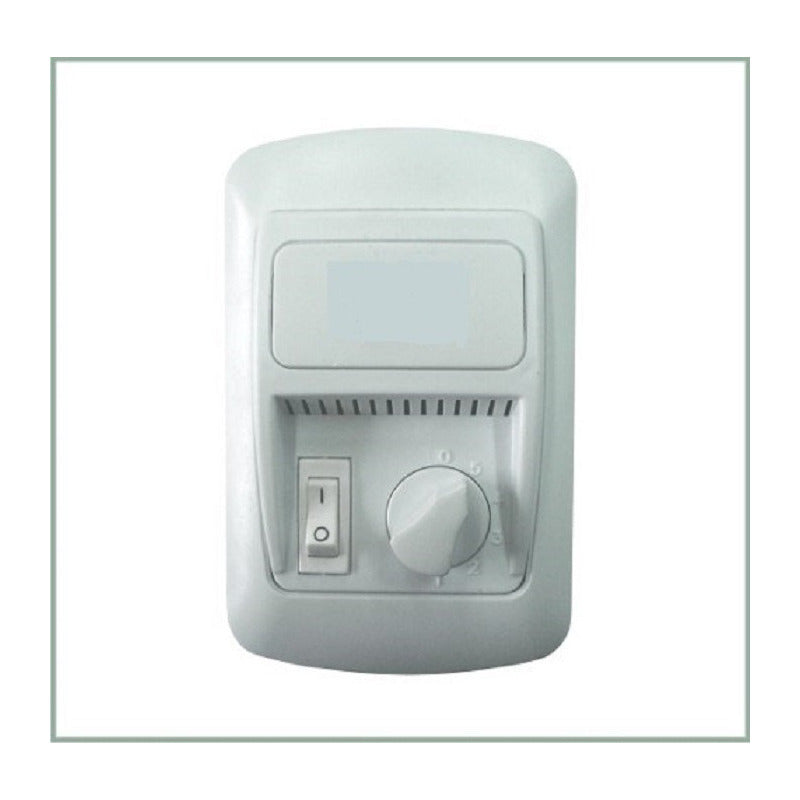 Regulador Ventilador De Techo Universal 5 Velocidades Tienda 8 Cm Blanco