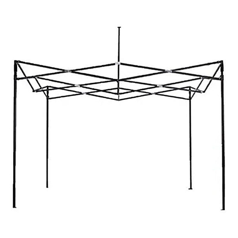 Estructura Reemplazo De Gazebo Plegable 4,5 X 3mts Exahome Negro