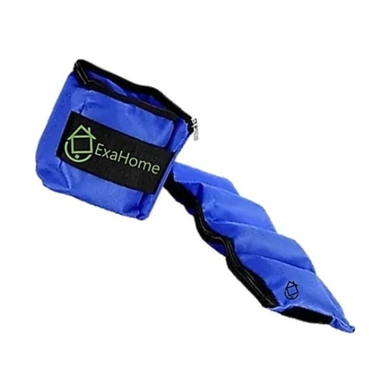 2x Tobilleras Con Peso 2kg Exahome Cierre Reforzada Fitness