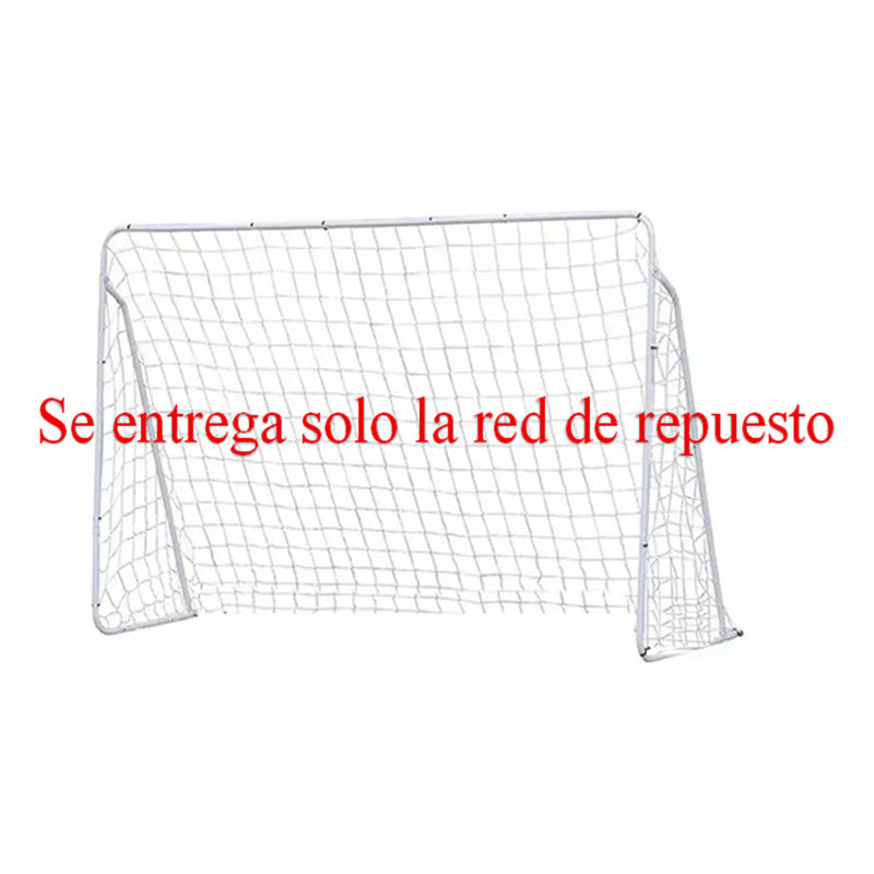 Repuesto Solo Red De Arco Futbol 2mts X 1,50mts Exahome Blanco