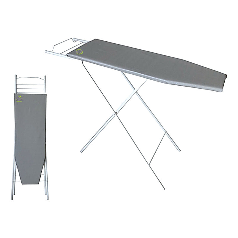 Tabla De Planchar  Plegable Tela Aluminizada Apoya Plancha Aluminizada Gris