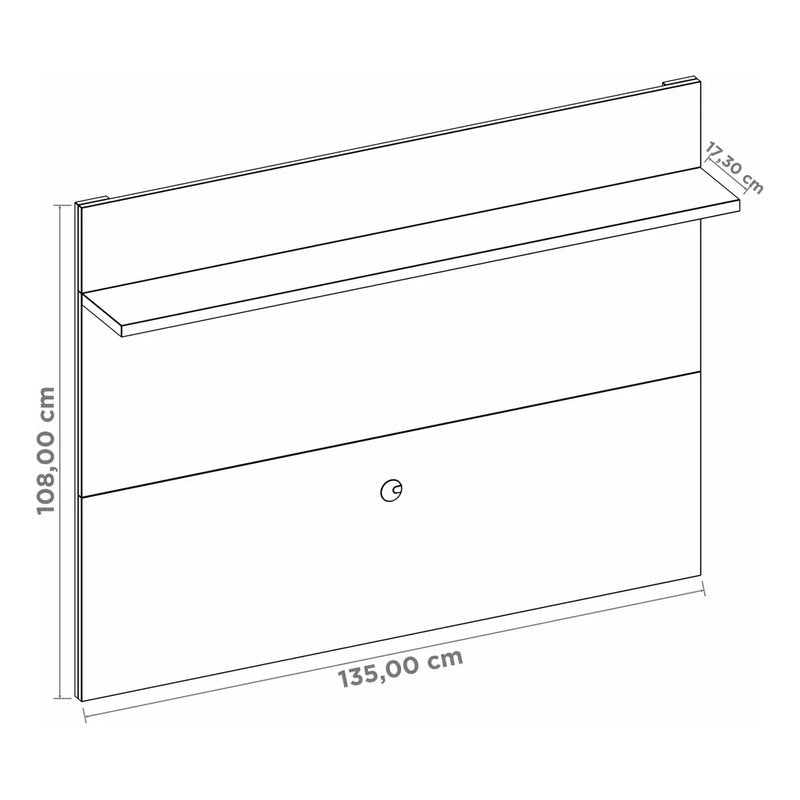 Rack Tv 2 En 1 Premium Exahome Nordico 50 Pulgadas 2 Puertas Blanco