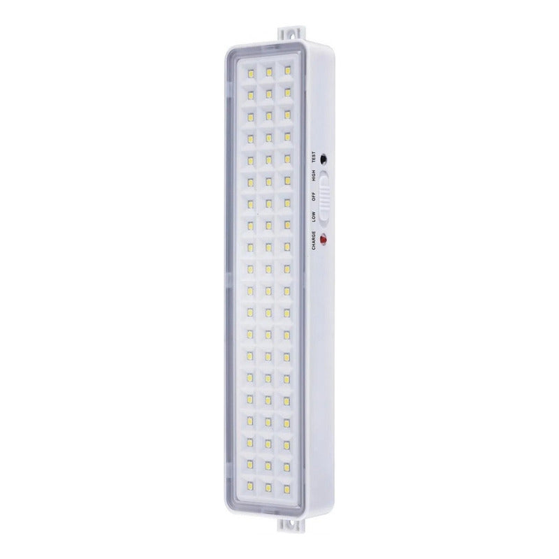 Combo Luces De Emergencia 30 Led + 60 Led Recargable Blanco