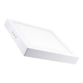 Plafon Con Base Cuadrado 12w Led Luz Calida Blanco Cálido