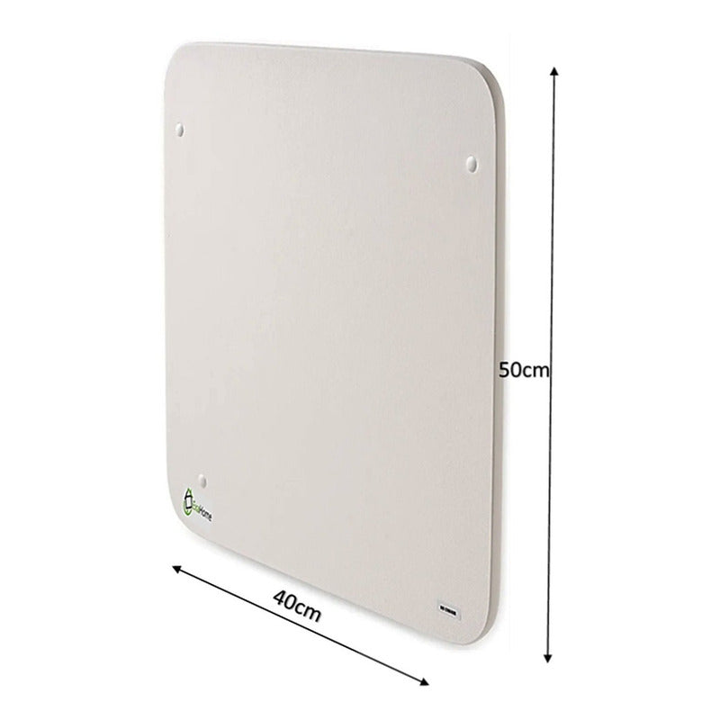 Panel Calefactor 400w Bajo Consumo Placa Estufa Color Blanco