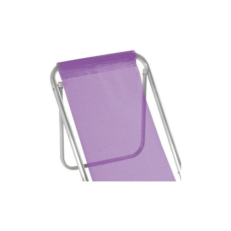 Silla Reposera Aluminio Sannet 8 Posiciones Playa Jardin