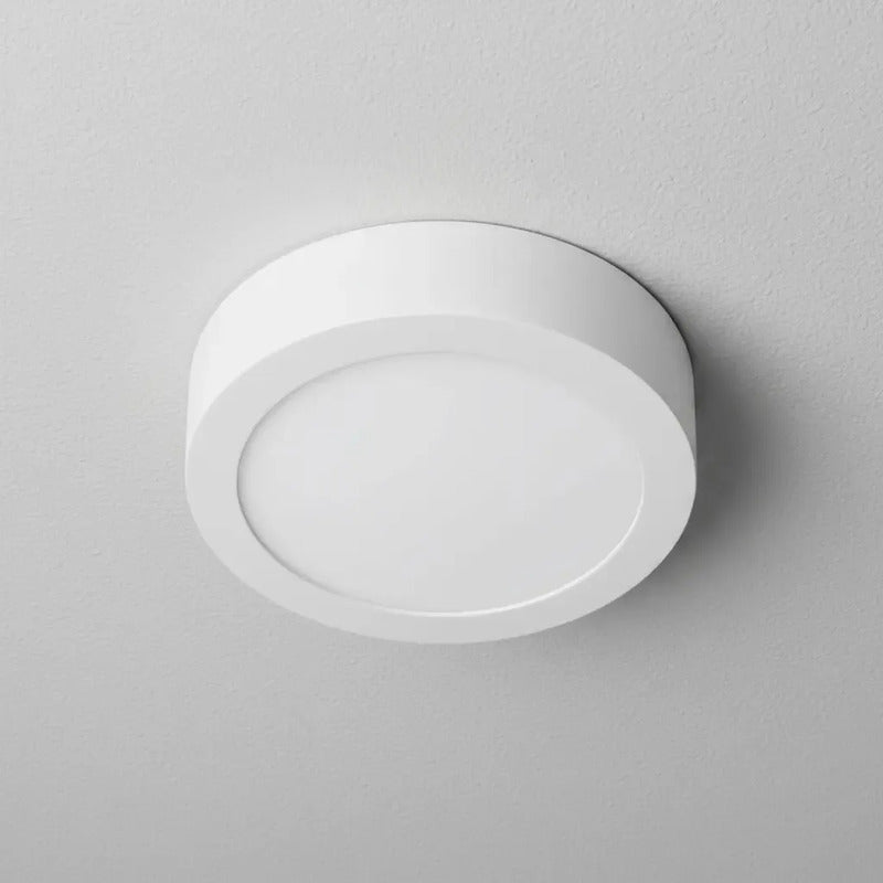Lámpara Plafón De Techo Exahome Plafon 18w Redondo Con Base Blanco Fria