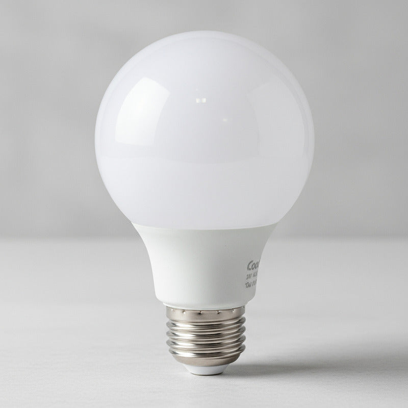 Lampara Led Foco Clasica A60 7w Calida Pack 20u Blanco Cálido