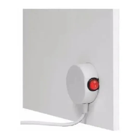 Panel Calefactor Estufa 500w Exahome Bajo Consumo Blanco