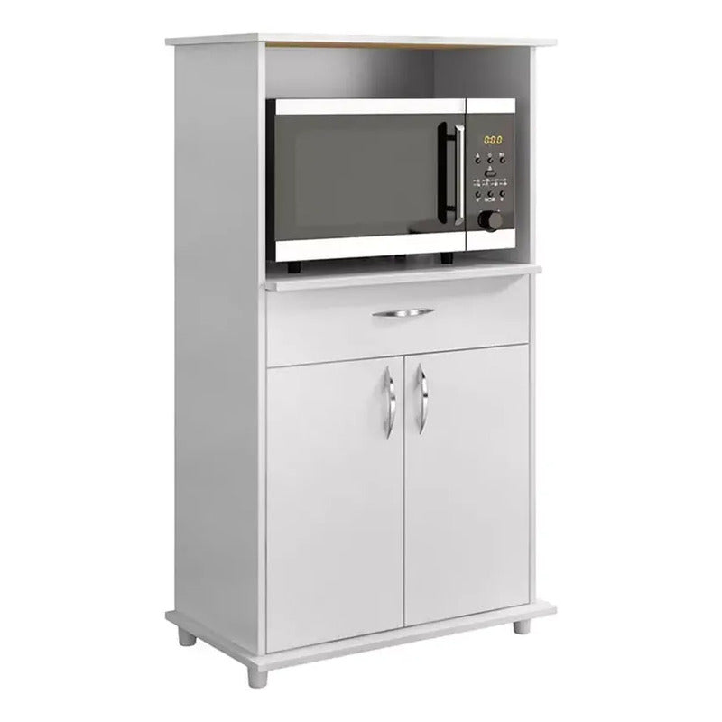 Organizador De Cocina Despensero Exahome Porta Microondas Blanco