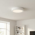 Plafon Redondo Con Base Circular 18w Luz Fria Pack 5u Blanco Frío