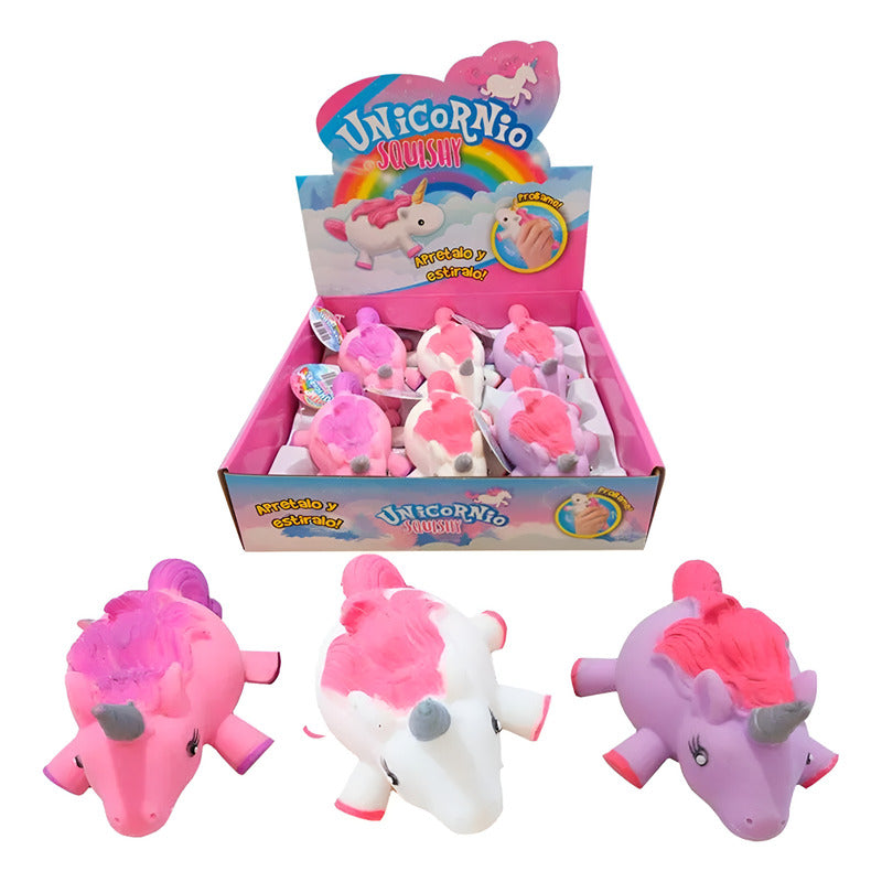 Caja De 6 Squishy Squeeze Regalo Juguete Antiestres Varios