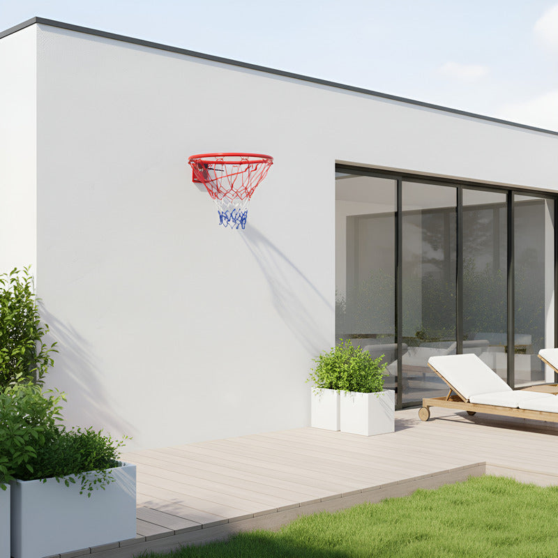 Aro De Basquet Exahome Nº 7 Con Resorte Y Red Reforzado