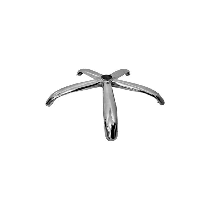 Estrella Cromada Silla Oficina Giratoria + 5 Ruedas Cromado