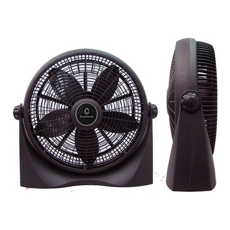 Ventilador Turbo Exahome Mesa Pared Tech Tienda Oficial 40.64 Cm Negro Plástico 5