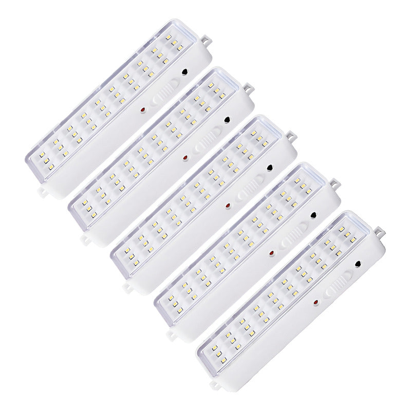 Luz De Emergencia Exahome 30 Led Con Batería Recargable Blanca Blanco