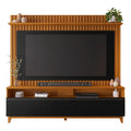Rack Tv Completo Premium Exahome Mueble Televisión Exclusivo Negro