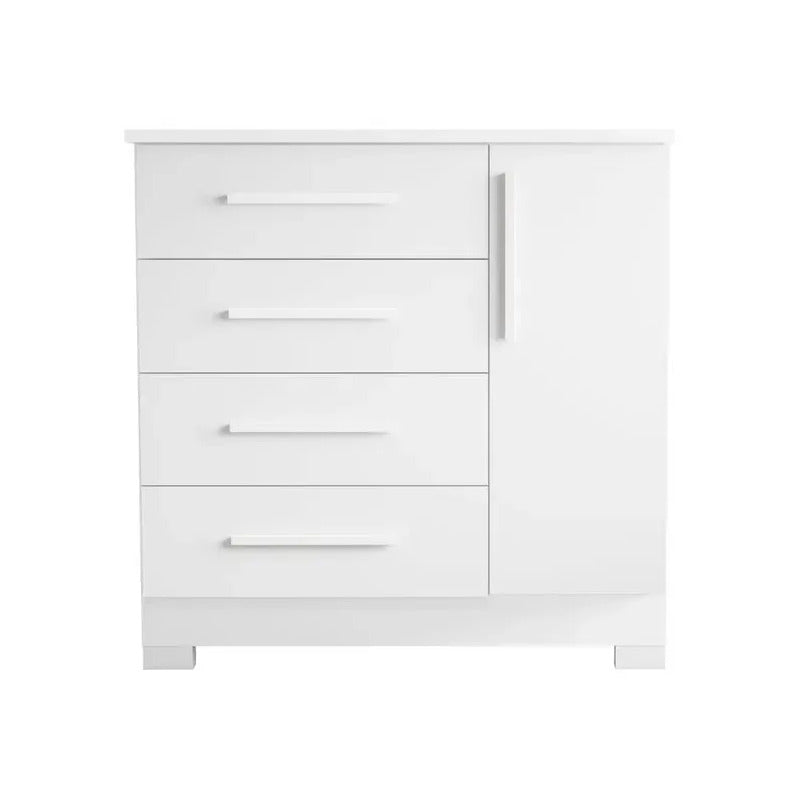 Comoda Cajonera Chifonier Exahome Exclusivo Placard Blanco