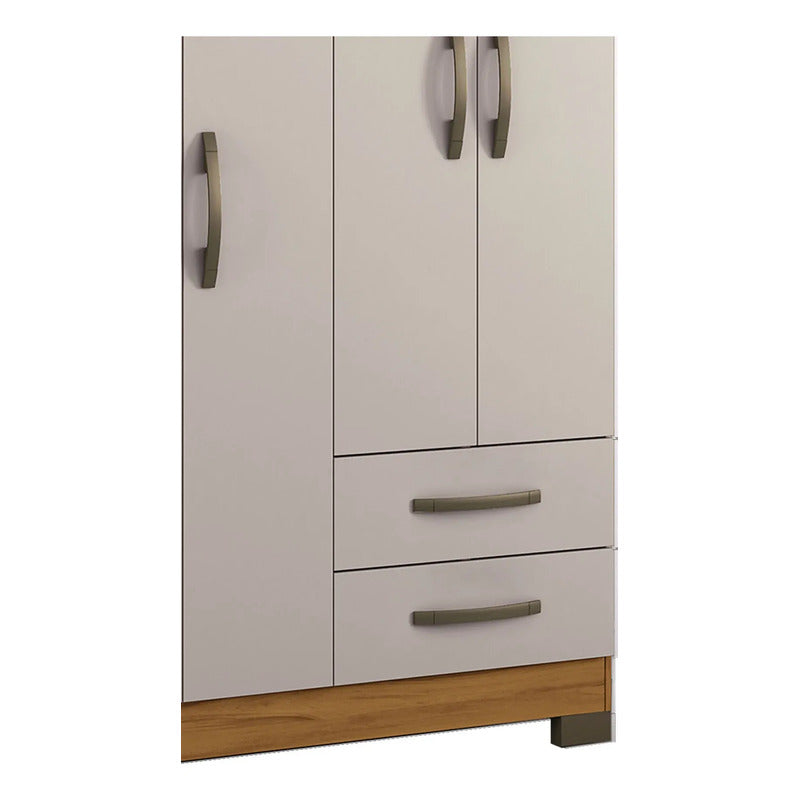 Placard Premium Ropero 4 Puertas Exahome Multiuso Exclusivo Roble