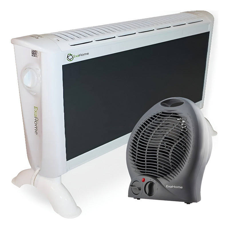 Combo Caloventor Exahome + Convector Estufa Electrica