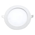 Plafon Panel Led Embutible Redondo 18w Fria Pack 10u Blanco Frío