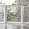 6 Ladrillos De Vidrio Bloque Elegante Diseño Construccion Transparente