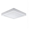 Plafon Con Base Cuadrado 12w Led Luz Calida Estructura Blanco Cálido