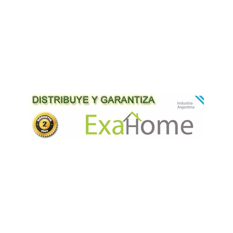 Estante Con Mensulas Exahome 80x20 Repisa Unico 18mm Bazar Blanco