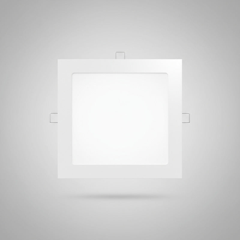 Plafon Embutible Cuadrado Led 12w Luz Fria Blanco Frío