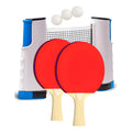 Set De Ping Pong 2 Paletas 1 Red 3 Pelotas Medida Ajustable