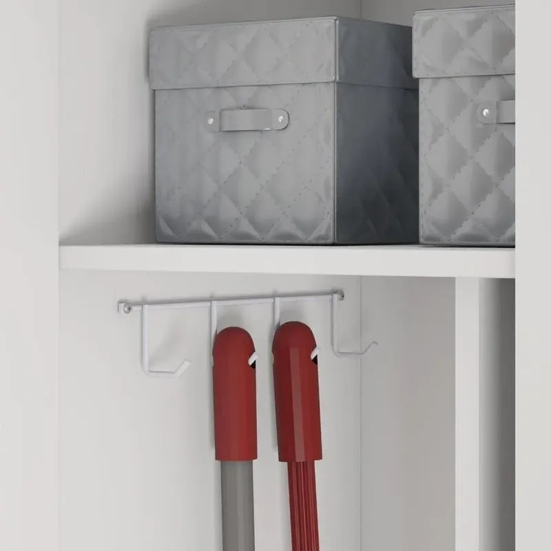 Mueble Escobero Organizador Lavadero Cocina Despensero Blanco