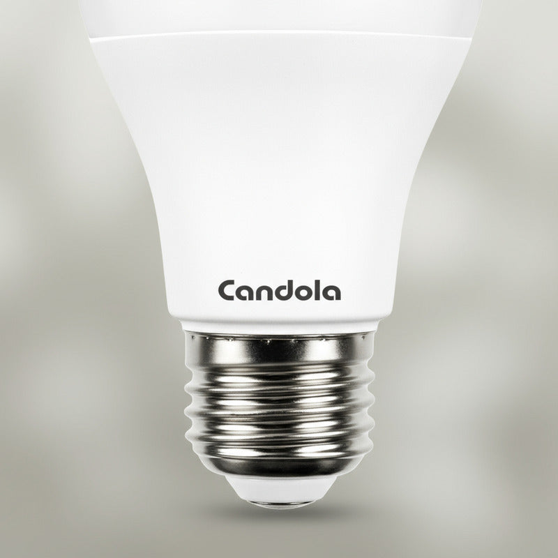 Foco Lampara Clasica  Led A60 9w Calida Pack 20u Blanco Cálido