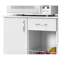 Mueble Frutero Organizador Exahome Porta Microondas Cocina Blanco
