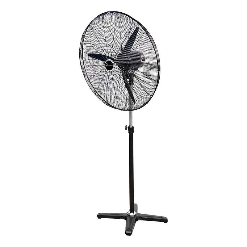 Ventilador Exahome Industrial 26 Pulgadas Pie Pared - 75 Cm - Negro - Gris - Metal - 3