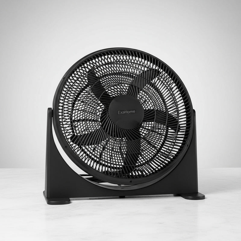 Ventilador Exa Turbo Exahome 20 Pulgadas 90w El Mas Grande 50.8 Cm Negro Plástico 5