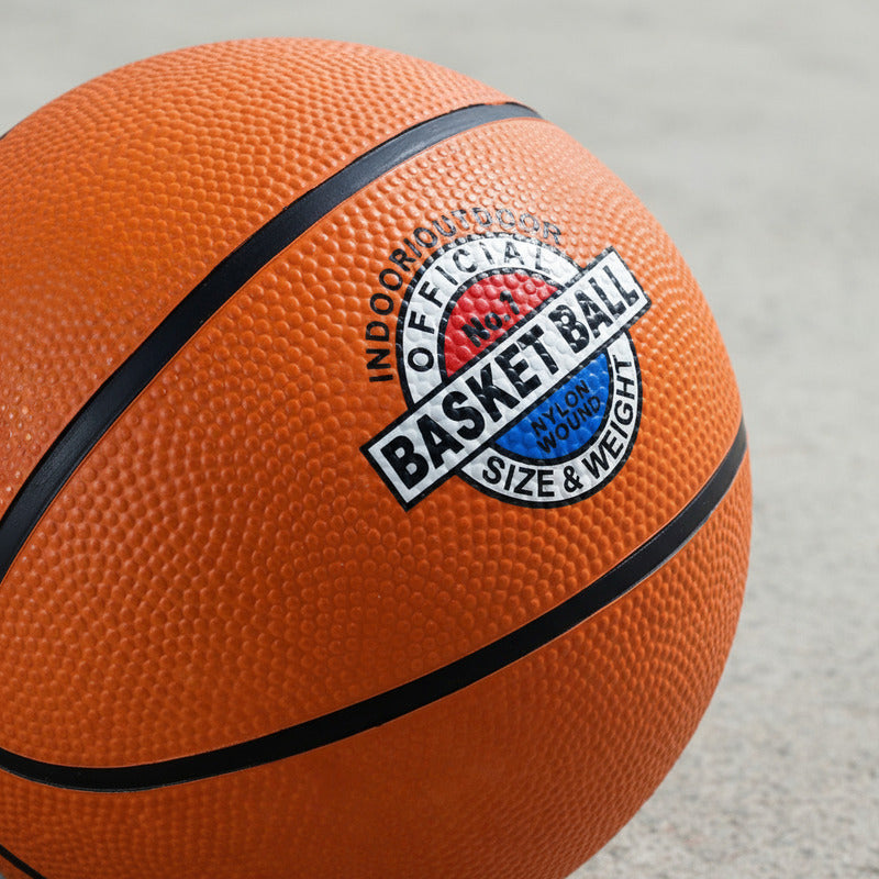Pelota De Basquet N5 Mediana Para Uso En Interior Y Exterior Marrón