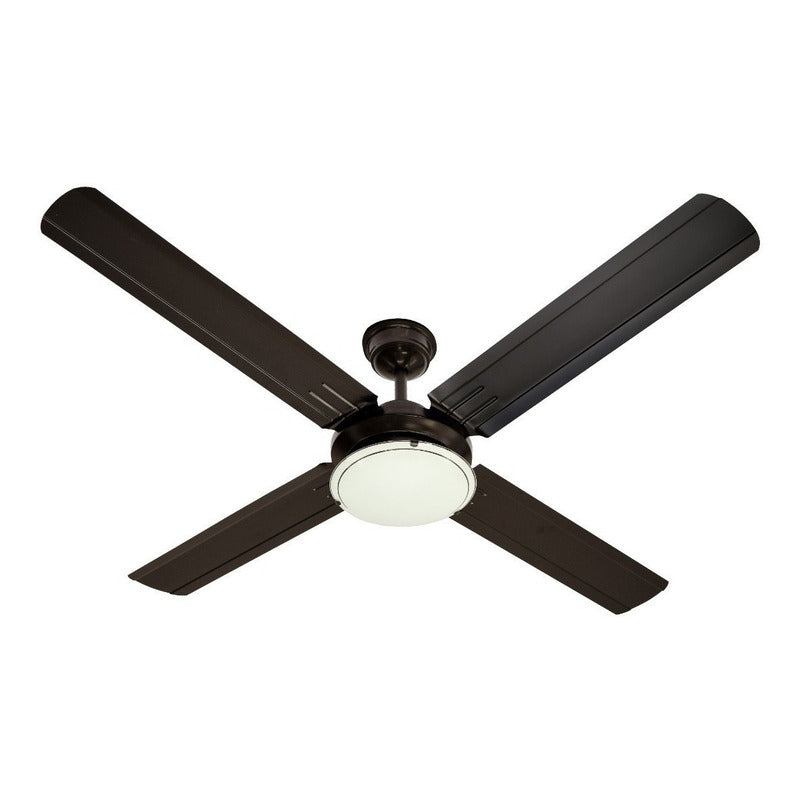 Ventilador De Techo Retráctil Exahome 6 Vel. Control Remoto Negro