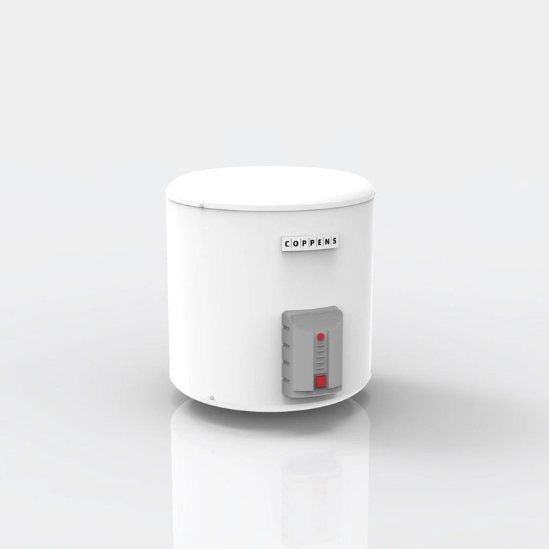 Termotanque Eléctrico Colgar Conexión Inferior Coppens 40 L Color Blanco