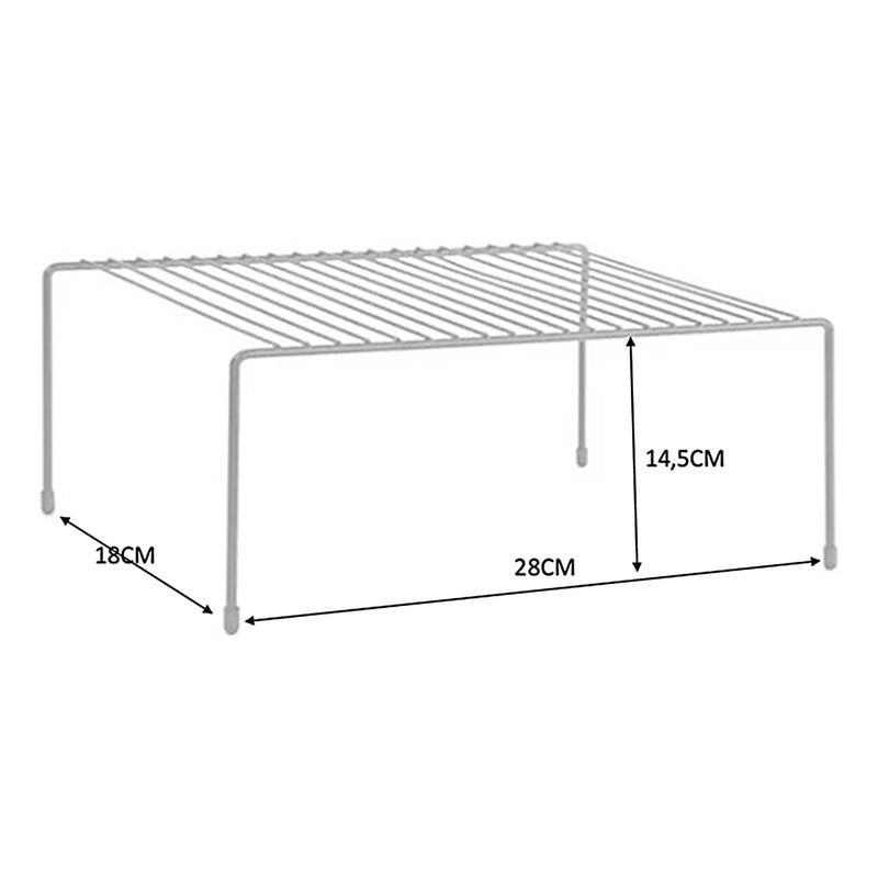 Organizador Alzada Alacena Exahome Meta Tienda Oficial Blanco