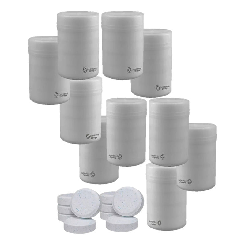 10kg Pastilla D Cloro Triple Accion Alguicida Pileta Boya