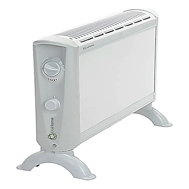 Combo 2 Calefactor + Caloventor Electrico Estufa Exahome Negro