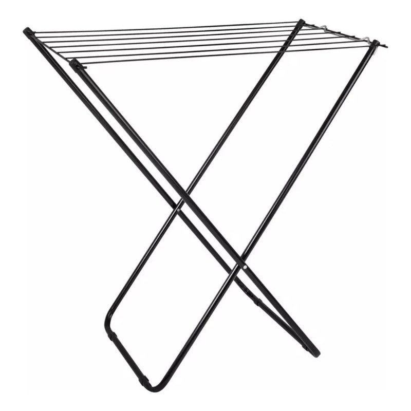 Tender De Pie Exahome Negro Plegable Ultra Liviano Ropa Negro